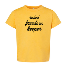 Load image into Gallery viewer, Mini Freedom Keeper Classic Toddler Tee - Multiple Colors
