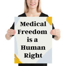 Load image into Gallery viewer, Medical Freedom is a Human Right - Just Asking Poster
