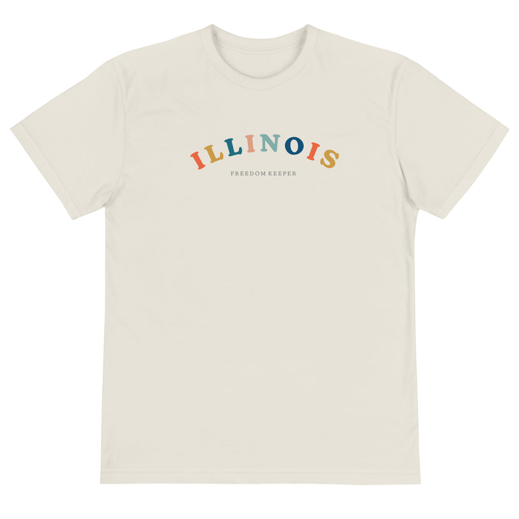 Illinois Freedom Keeper | Sustainable T-Shirt