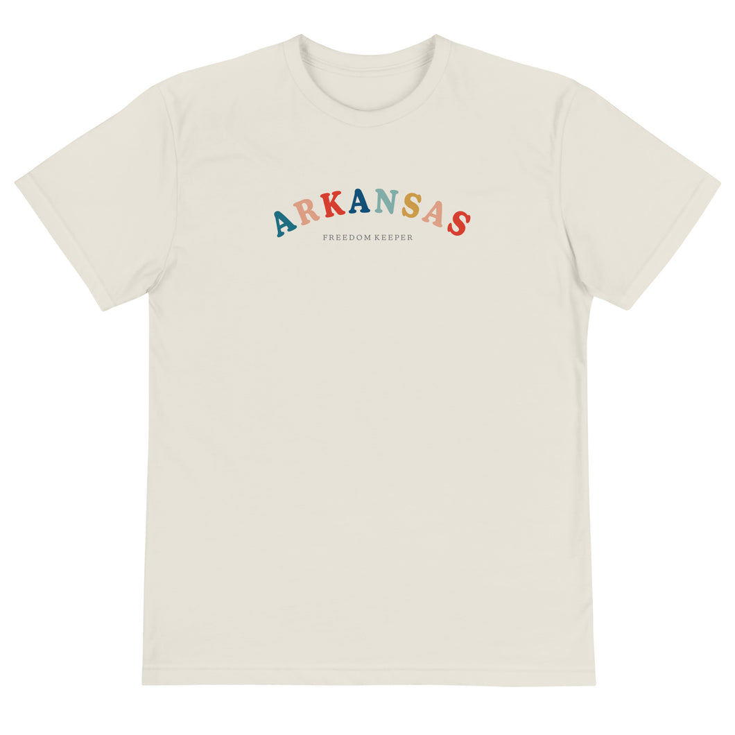 Arkansas Freedom Keeper | Sustainable T-Shirt