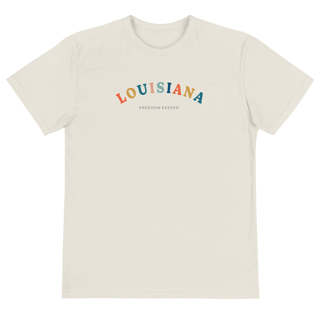 Louisiana Freedom Keeper | Sustainable T-Shirt